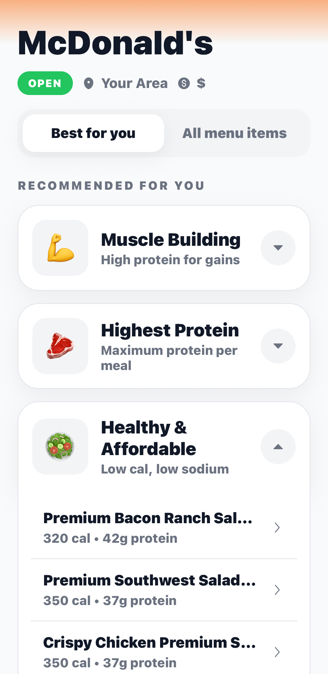 Scoop app screenshot 1