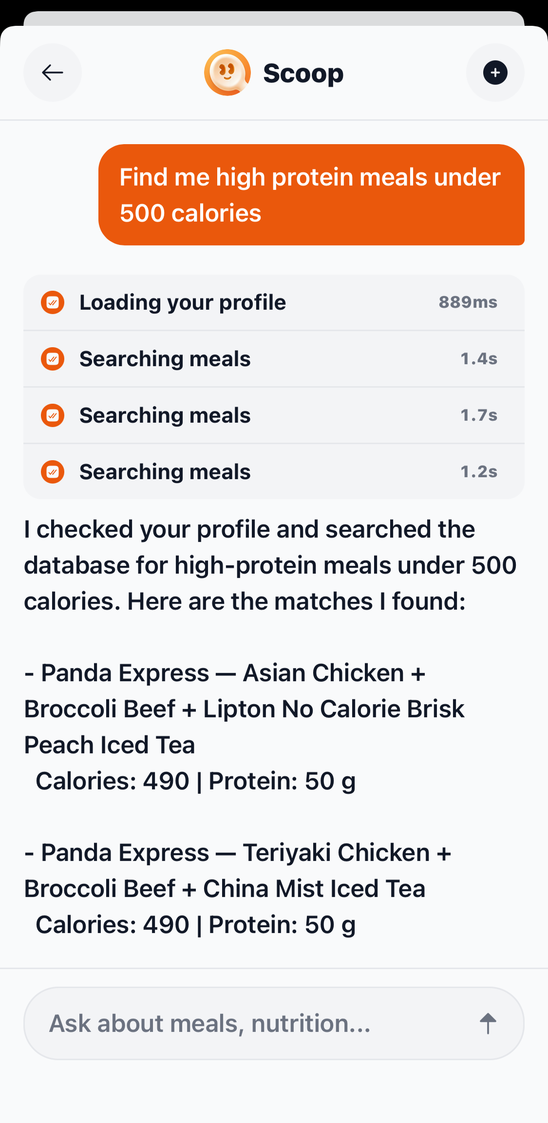 Scoop app screenshot 2